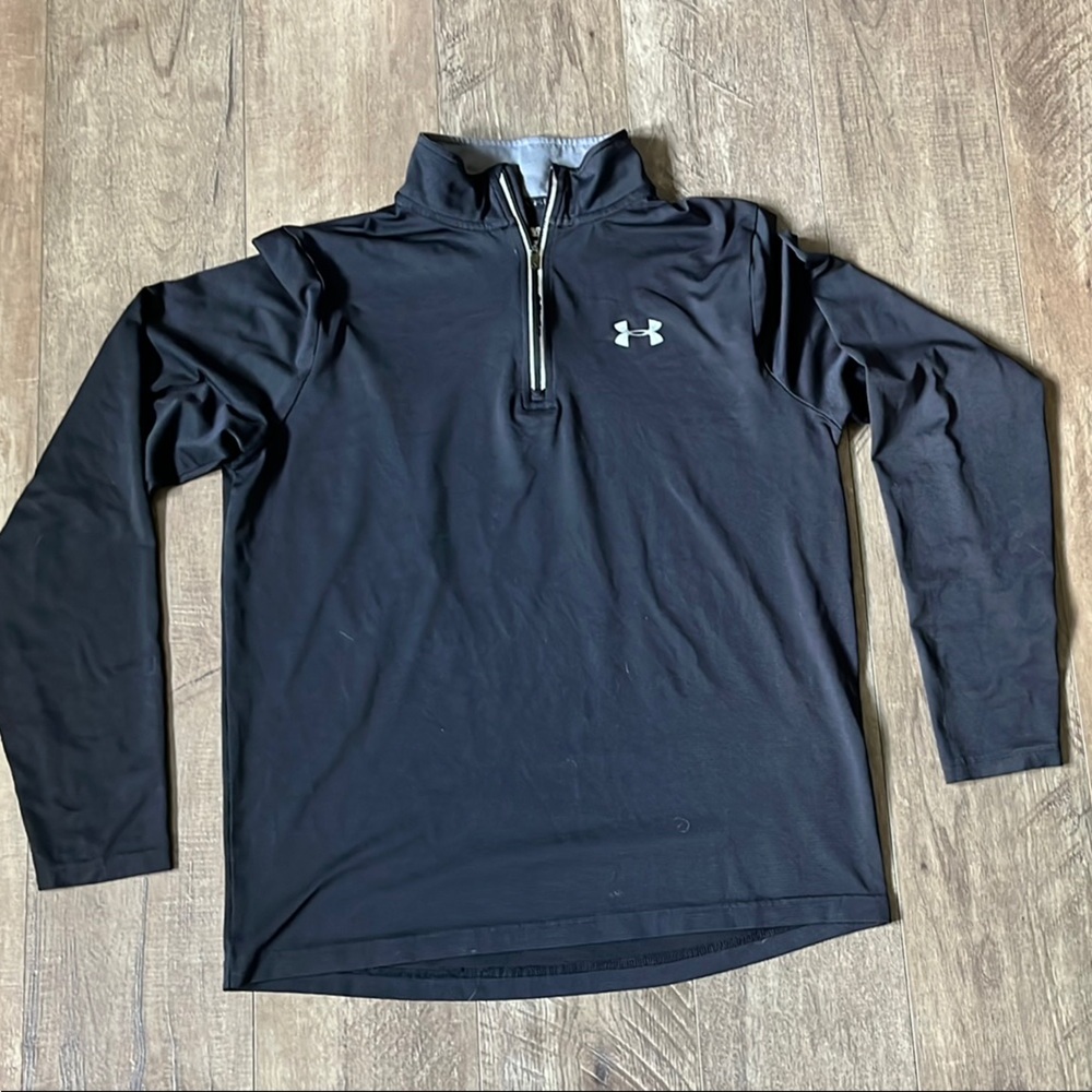 Under Armour Black Performance Quarter-Zip Jacket